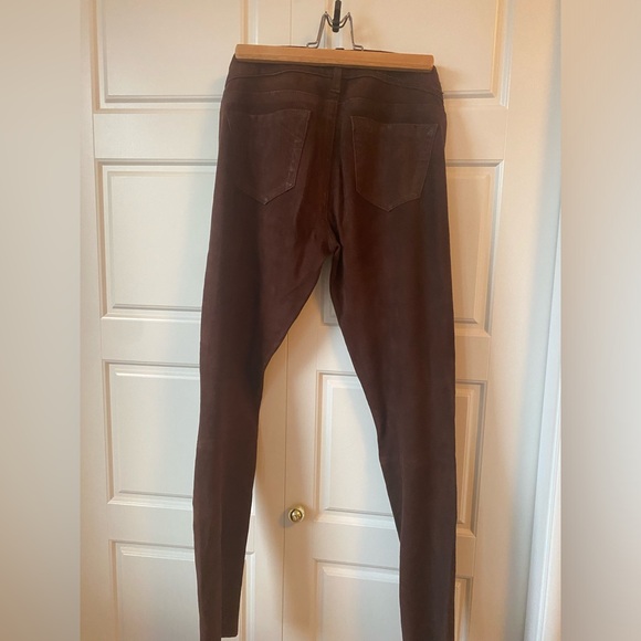 Brown Suede-like True Religion Skinny Jeggings - Picture 2 of 3
